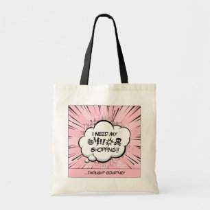 Gepersonaliseerde Comic Book Art Canvas tas