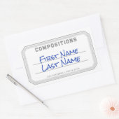 Gepersonaliseerde compositie boek label Clean Stic (Envelop)