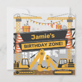 Gepersonaliseerde constructie Verjaardagszone Ontw Kaart (Voorkant)