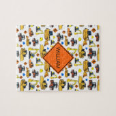 Gepersonaliseerde constructievoertuigen voor de fi legpuzzel (Horizontaal)