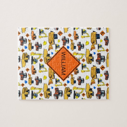 Gepersonaliseerde constructievoertuigen voor de fi legpuzzel (Horizontaal)