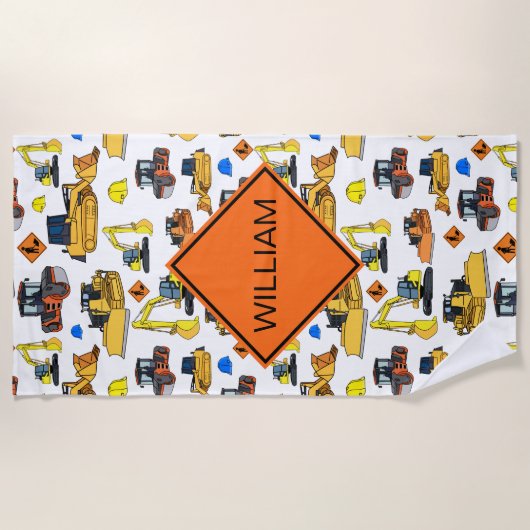 Gepersonaliseerde constructievoertuigen voor de fi strandlaken (Voorkant)