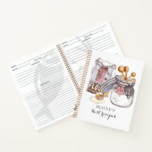 Gepersonaliseerde Cook Baker Chef Recepten Sjabloo Notitieboek (Binnen)