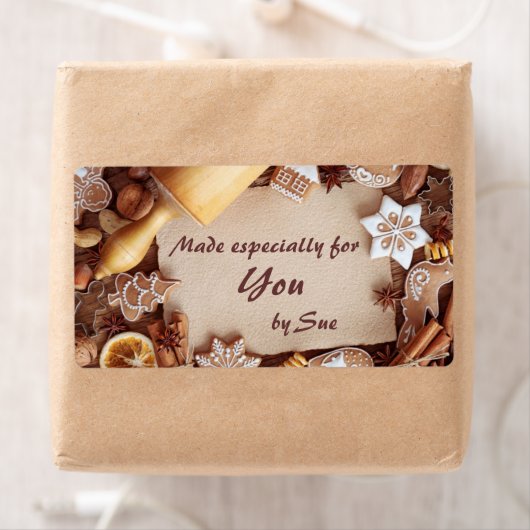 Gepersonaliseerde cookie cadeau labels (Insitu)