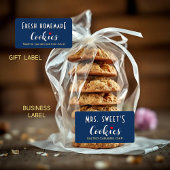 Gepersonaliseerde cookie of bakkerij label met har