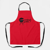 Gepersonaliseerde Cookout Junkie Griller Chef Bake Schort (Voorkant)