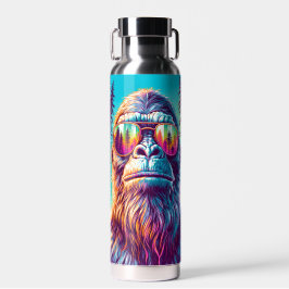 Gepersonaliseerde Cool Bigfoot in Hip Zonnebril Waterfles