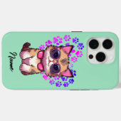 Gepersonaliseerde Cool Cat in Zonnebril Hoesje (Achterkant (horizontaal))