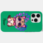 Gepersonaliseerde Cool Cat in Zonnebril Hoesje (Achterkant (horizontaal))