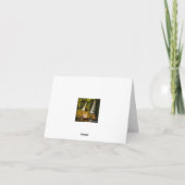 Gepersonaliseerde Coolalingo Watervallen Kaart (Achterkant)