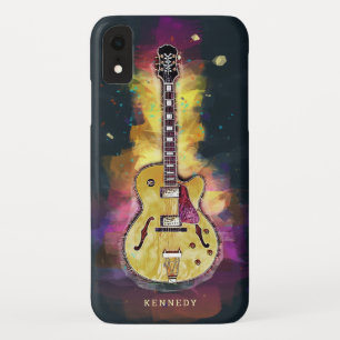 Gepersonaliseerde coole funky Abstracte gitaarkuns Case-Mate iPhone Case