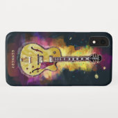 Gepersonaliseerde coole funky Abstracte gitaarkuns Case-Mate iPhone Case (Achterkant (horizontaal))