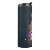 Gepersonaliseerde coole funky Abstracte gitaarkuns Thermosbeker (Gedraaid links)