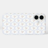 Gepersonaliseerde Coquette Preppy Bloemen Case-Mate iPhone Case (Achterkant (horizontaal))