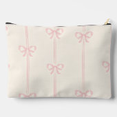 Gepersonaliseerde Coquette Roze Strik Lint Etui (Achterkant)