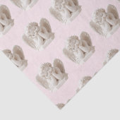 Gepersonaliseerde Coquette Sleeping Angel Sculptur Tissuepapier (Detail)