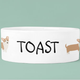 Gepersonaliseerde Corgi Lover Voerbakje