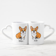 Gepersonaliseerde Corgi Mrs. en mevrouw Couples
