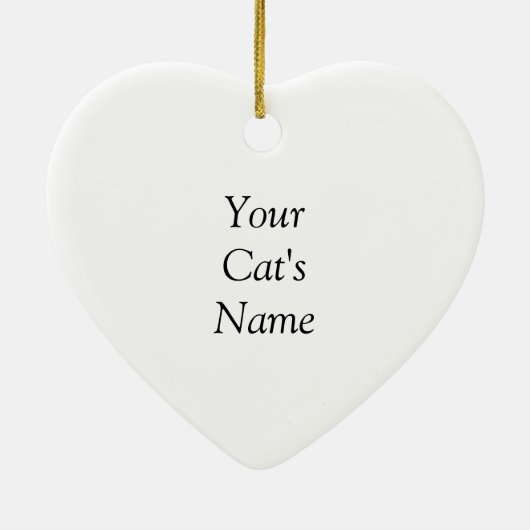 Gepersonaliseerde Cornish Rex Kitten Keramisch Ornament (Achterkant)