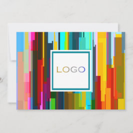 Gepersonaliseerde Corporate Logo en Handtekeningen Kaart