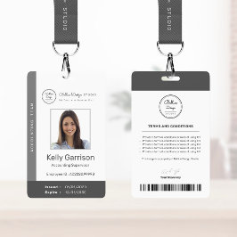 Gepersonaliseerde Corporate Modern Employee ID bar Badge