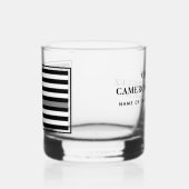 Gepersonaliseerde correctionele officier Thin Silv Whisky Glas (Links)