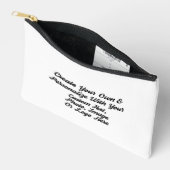 Gepersonaliseerde cosmetische reistassen etui (Open)