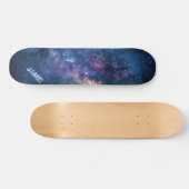 Gepersonaliseerde Cosmic Galaxy Persoonlijk Skateboard (Horizontaal)