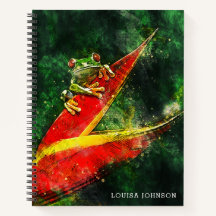 Gepersonaliseerde Costa Rica - Kikker Abstract