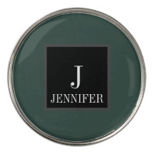 Gepersonaliseerde Country Club Green Monogram
