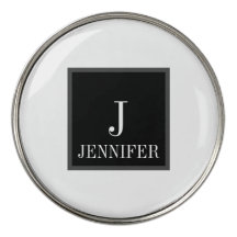 Gepersonaliseerde Country Club White Monogram