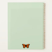 Gepersonaliseerde Country Garden Green Pocket Map Planner (Achterkant)