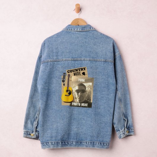 Gepersonaliseerde Country Music Denim Jacket (Hangar)
