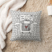 Gepersonaliseerde country Wedding Tractor-module Kussen (Deken)