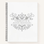 Gepersonaliseerde Couple's Notitieboek (Voorkant)