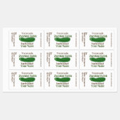 Gepersonaliseerde courgette Relish Zelfgemaakte in Labels (Vel)