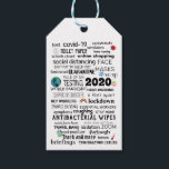 Gepersonaliseerde 'Covid-19 World Pandemic Commemo Cadeaulabel<br><div class="desc">Met de wereldwijde pandemie van covid-19 is iedereen over de hele wereld op de een of andere manier getroffen. Dit jaar is zeker als geen ander geweest, dit kerst label is een geweldige finishing touch aan uw wikkeling voor uw vrienden en familie. De gunstag bevat iconische tekst van dit jaar...</div>