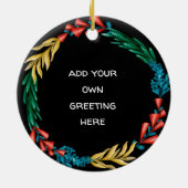 Gepersonaliseerde COVID 2020 Kerstmis We bleven th Keramisch Ornament (Achterkant)