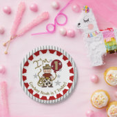 Gepersonaliseerde Cowboy 1e verjaardag Bord papier (Feest)