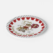 Gepersonaliseerde Cowboy 1e verjaardag Bord papier (Gekanteld)