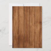 Gepersonaliseerde cowboy 2e verjaardag kaart (Achterkant)