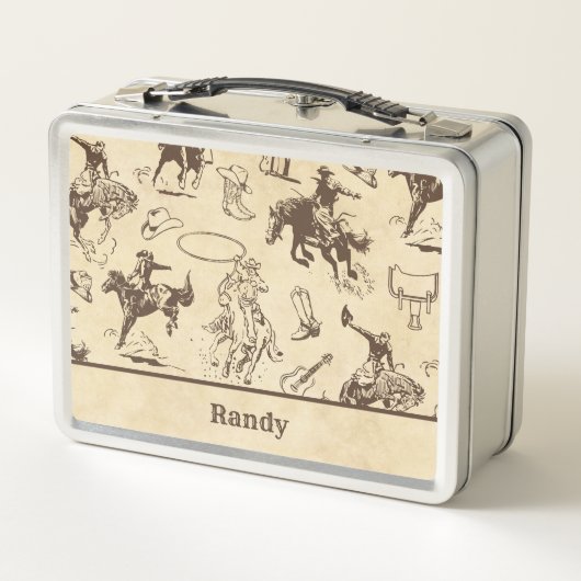 Gepersonaliseerde Cowboy Western Rodeo Horses (Achterkant)