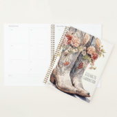 Gepersonaliseerde Cowgirl Boots Planner - Geweldig (Display)