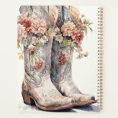 Gepersonaliseerde Cowgirl Boots Planner - Geweldig (Achterkant)