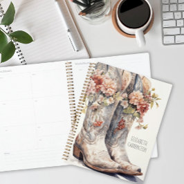 Gepersonaliseerde Cowgirl Boots Planner - Geweldig