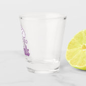 Gepersonaliseerde Cowgirl Pet Bachelorette Shot Glas (Rechts)