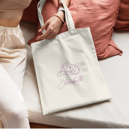 Gepersonaliseerde Cowgirl Pet Bachelorette Tote Bag