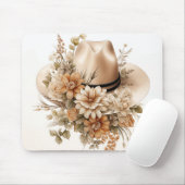 Gepersonaliseerde Cowgirl Pet Muismat Rustiek West (Met muis)