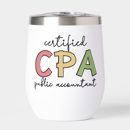 Gepersonaliseerde CPA Certified Public Accountant- (Voorkant)