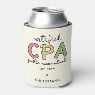 Gepersonaliseerde CPA Certified Public Accountant- Blikjeskoeler